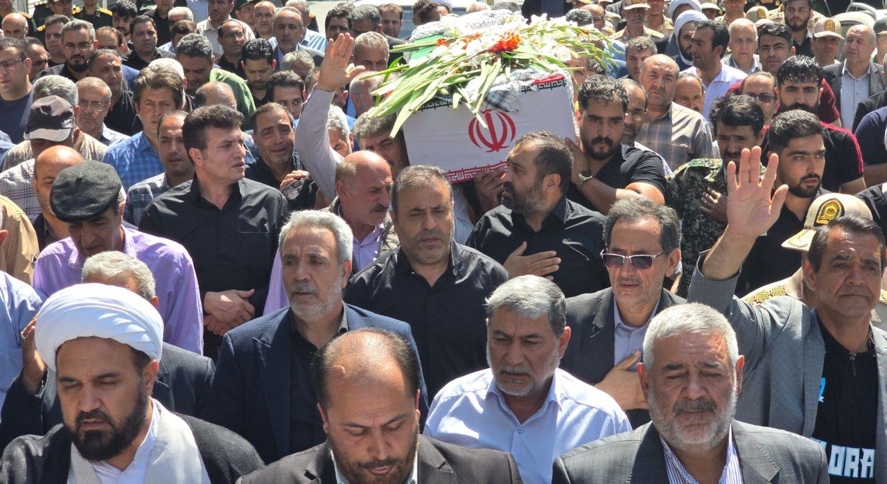 تشییع و خاکسپاری پیکر مطهر شهید قربانعلی سلماننژاد در ماکو
