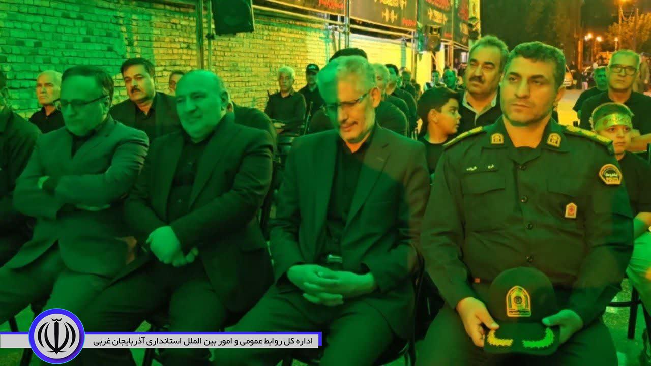 حضور مسئولان ارشد شهرستان ماکو در جمع عزاداران حسینی
