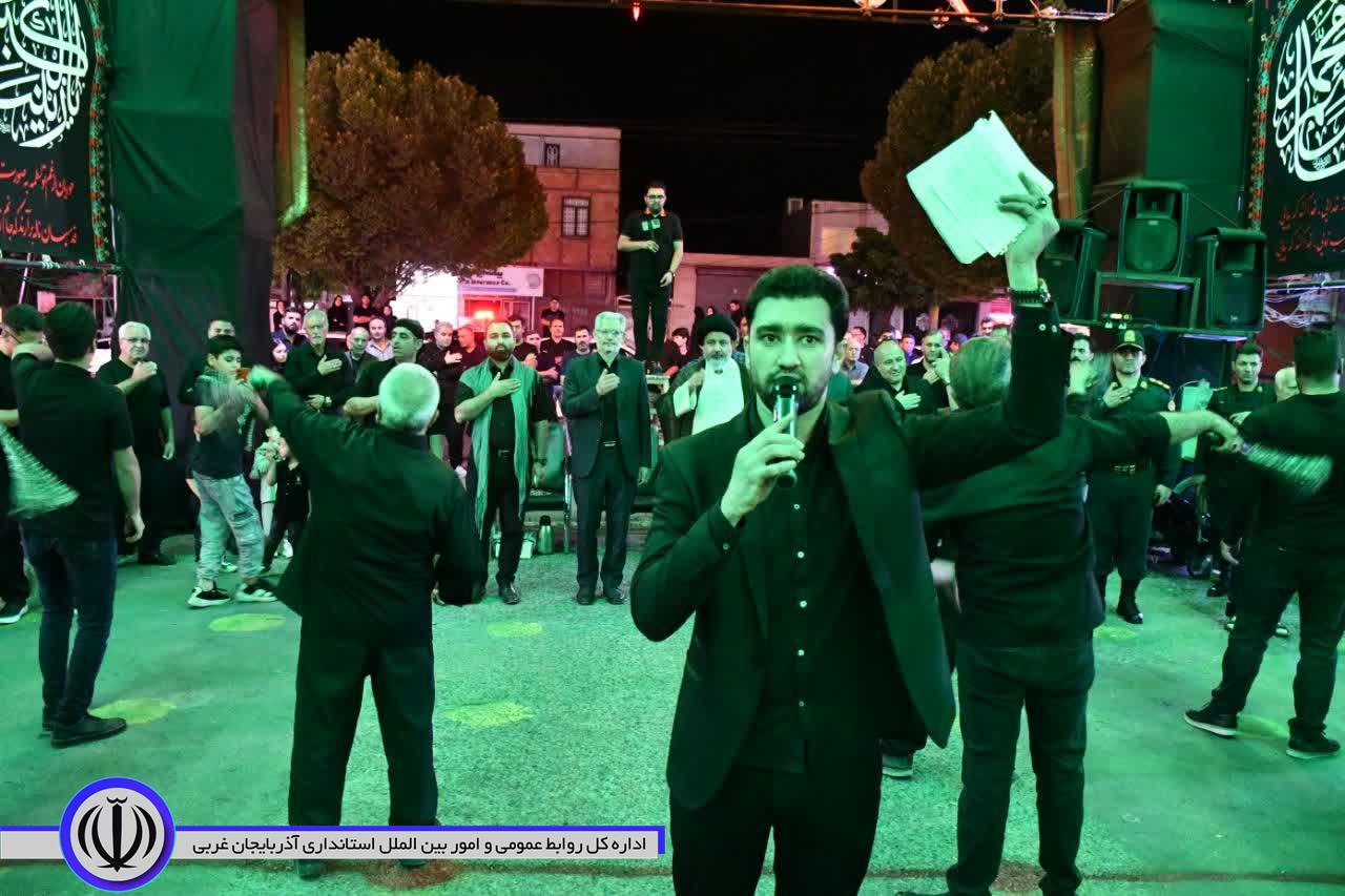 حضور مسئولان ارشد شهرستان ماکو در جمع عزاداران حسینی