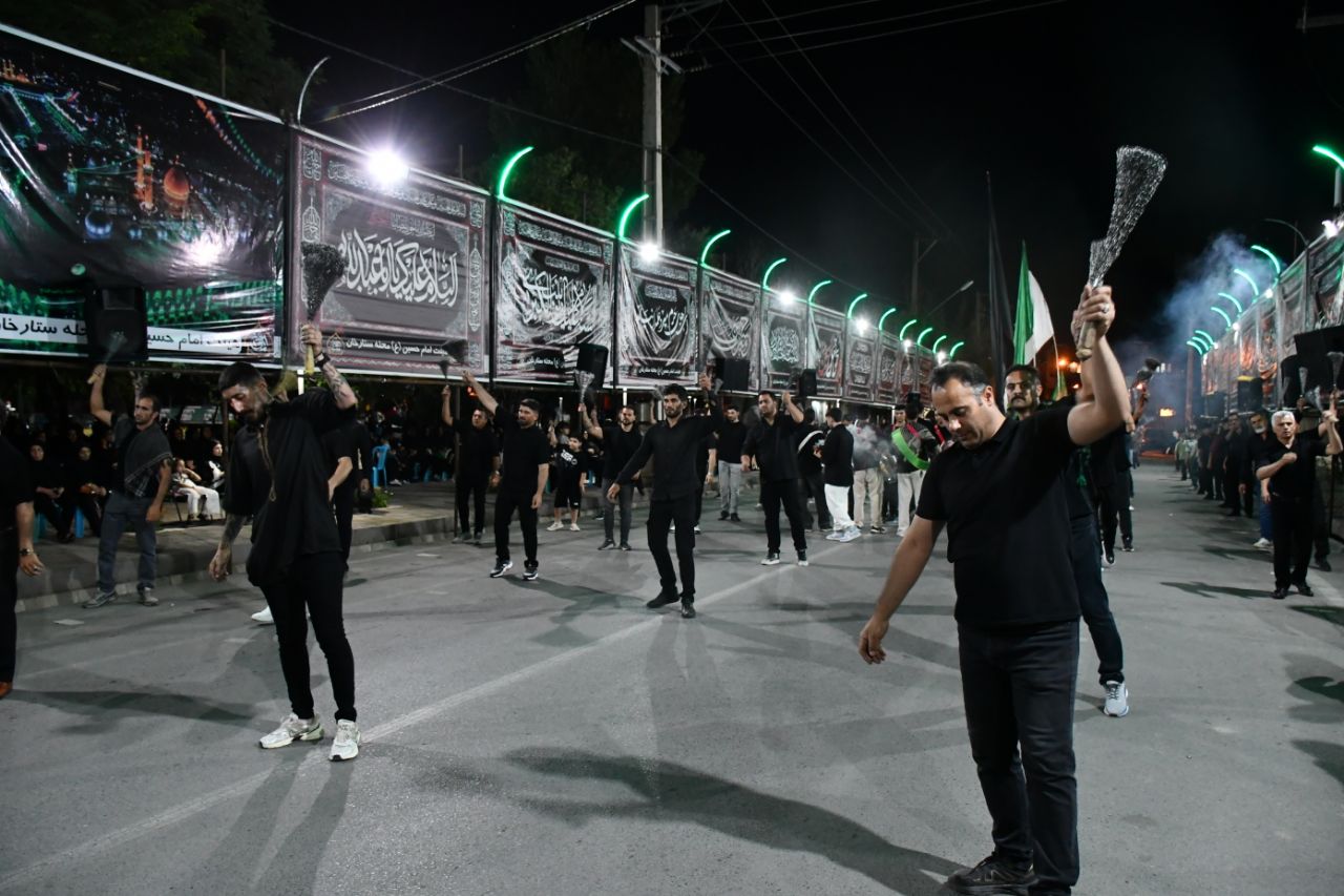 حضور فرماندار شهرستان ماکو در آیین عزاداری هیئات مذهبی