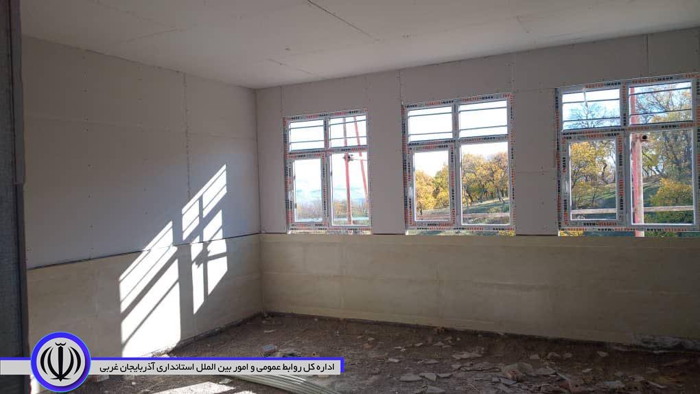 پروژه احداث مدرسه روستای کوسج به مراحل پایانی ساخت رسید