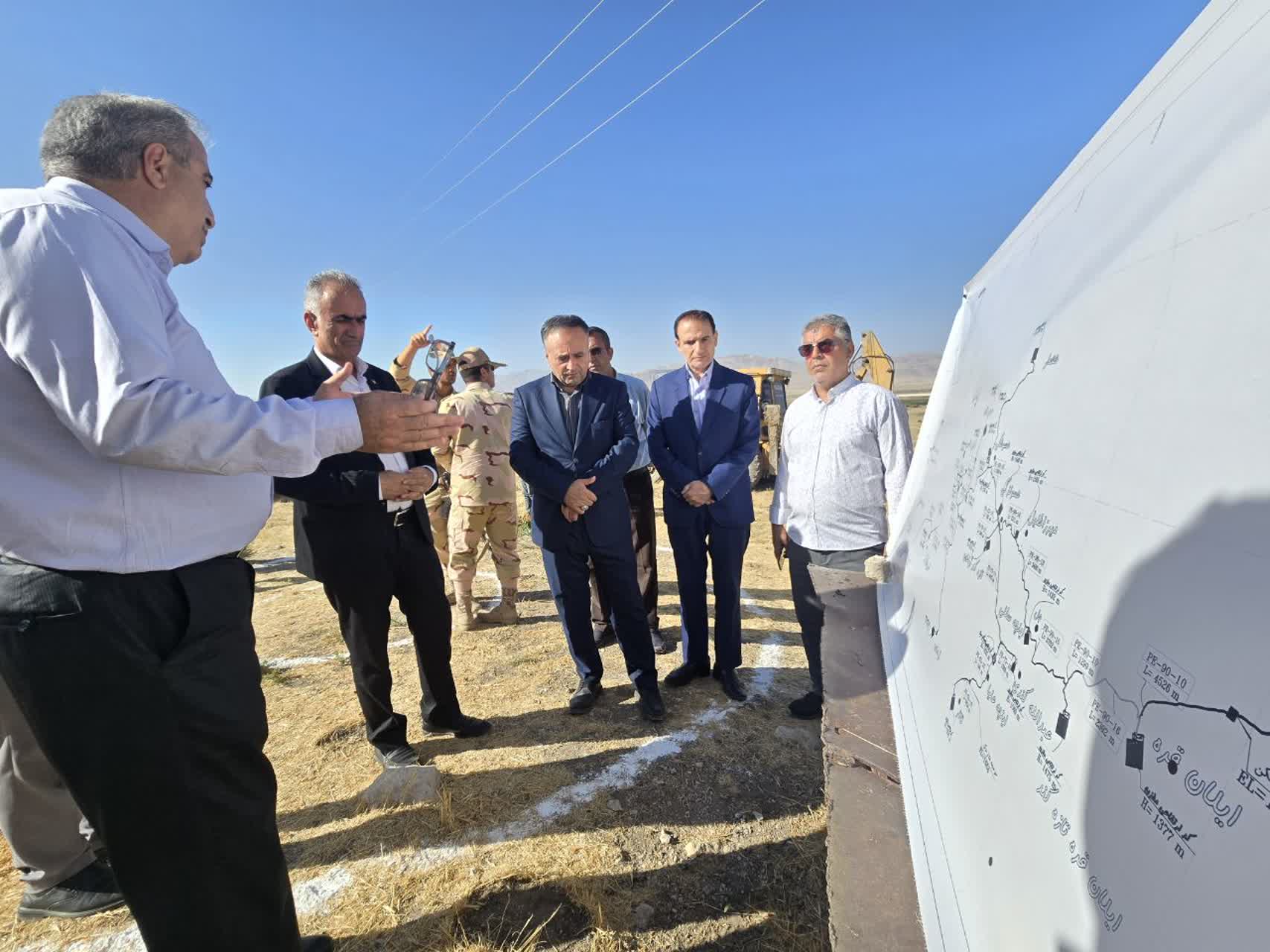 💢کلنگ زنی پروژه آبرسانی به 25 روستای بخش بازرگان از منبع آبی «یاریم قیه»