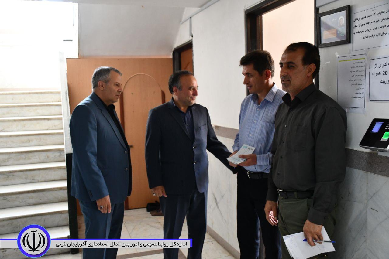 ادامه بازدیدهای سرزده سرپرست فرمانداری ماکو از دستگاه های اجرایی و خدمات رسان