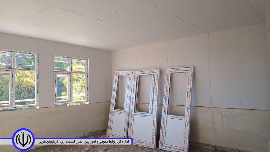پروژه احداث مدرسه روستای کوسج به مراحل پایانی ساخت رسید