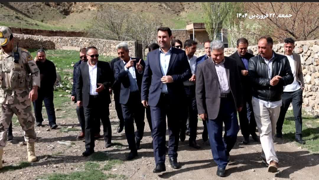 بررسی مشکلات میدانی روستاهای بخش بازرگان با حضور فرماندار ماکو