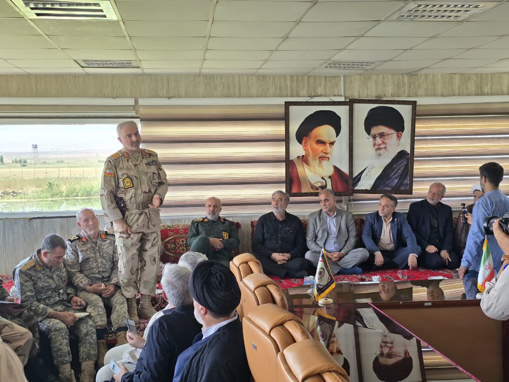 بازدید اعضا و رئیس کمیسیون امنیت ملی مجلس شورای اسلامی از نوار مرزی شهرستان ماکو - منطقه چشمه ثریا