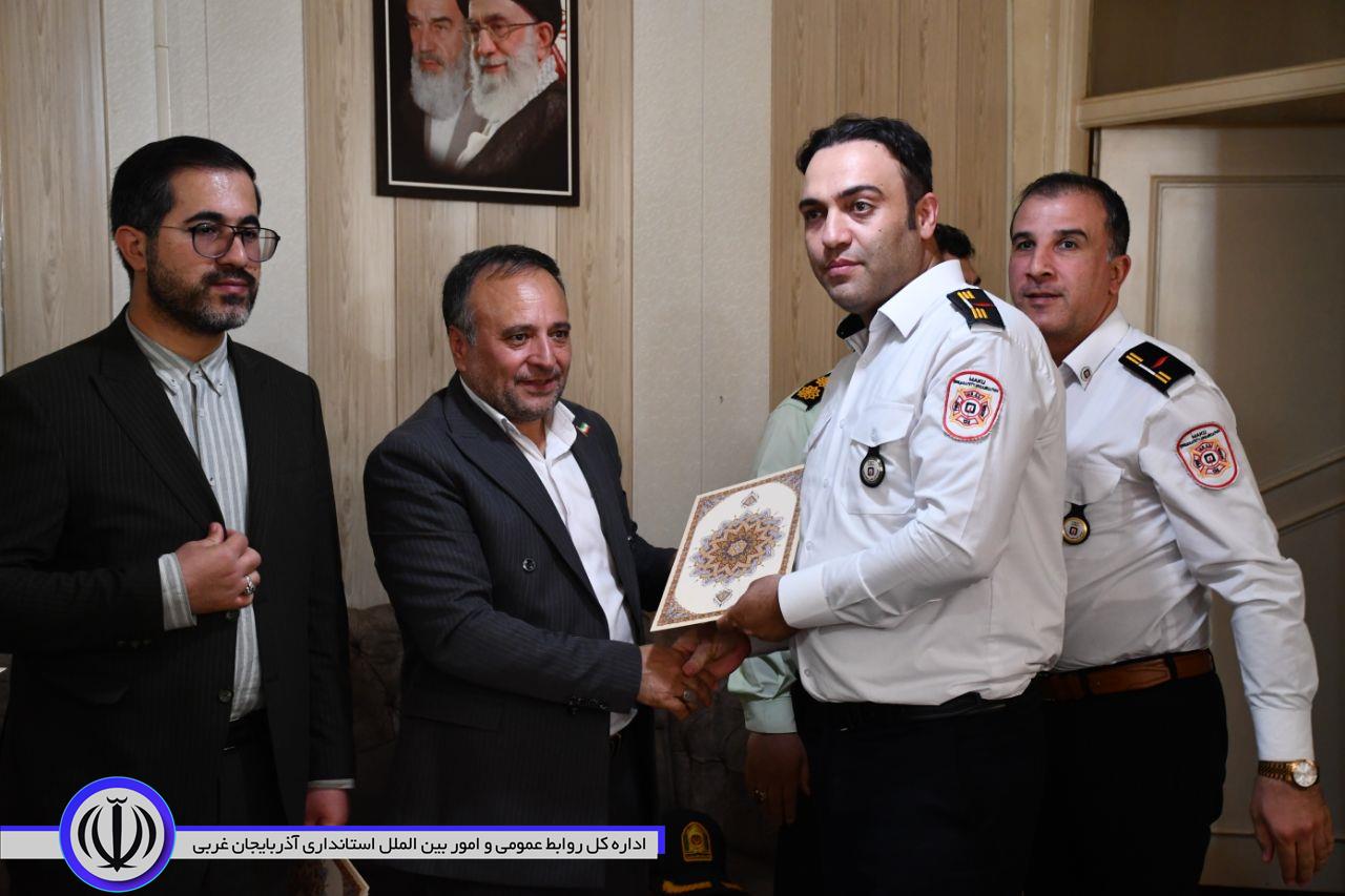 تجلیل از جایگاه ایثار و خدمت در روز آتشنشانی و ایمنی