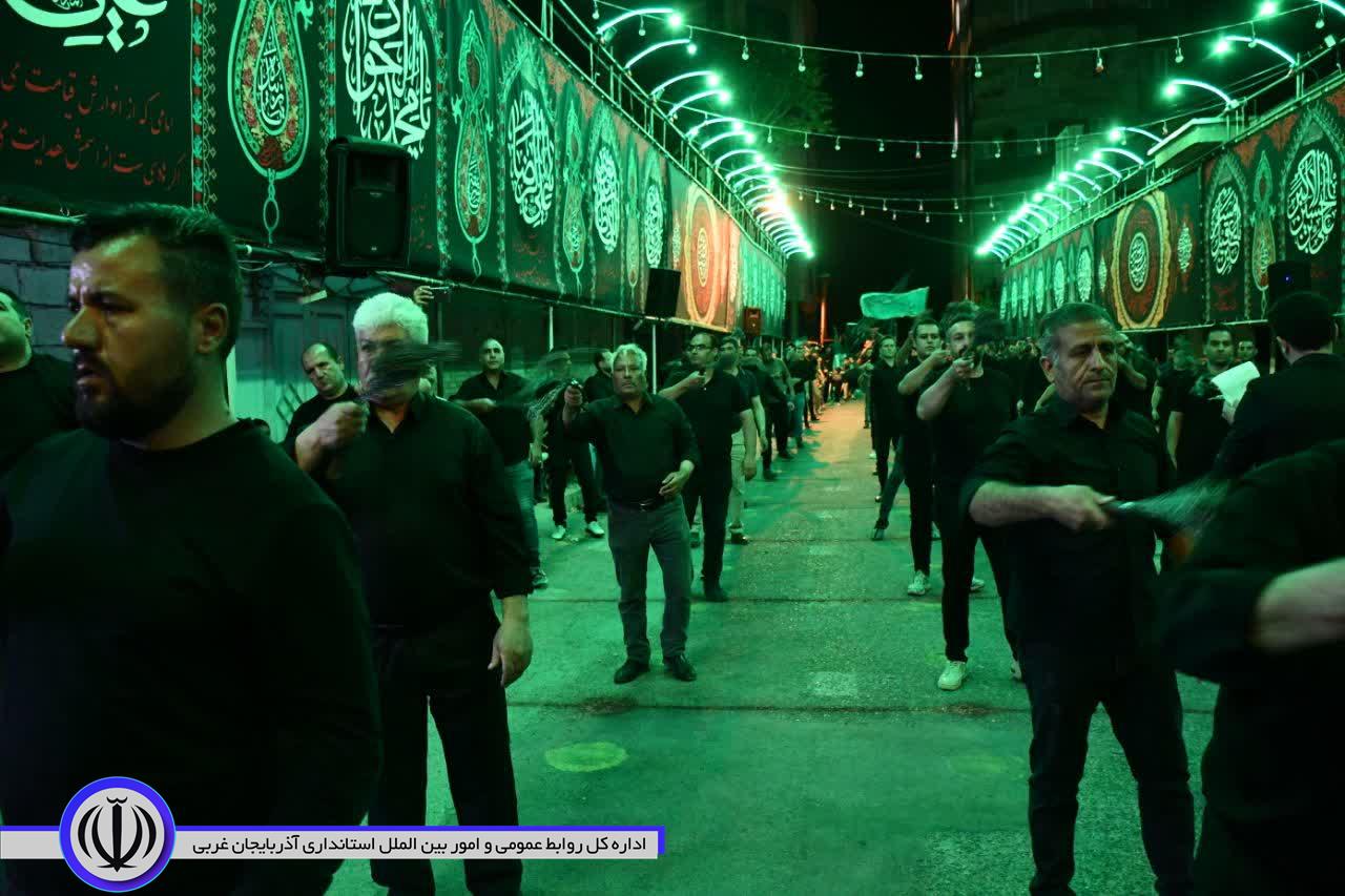 حضور مسئولان ارشد شهرستان ماکو در جمع عزاداران حسینی