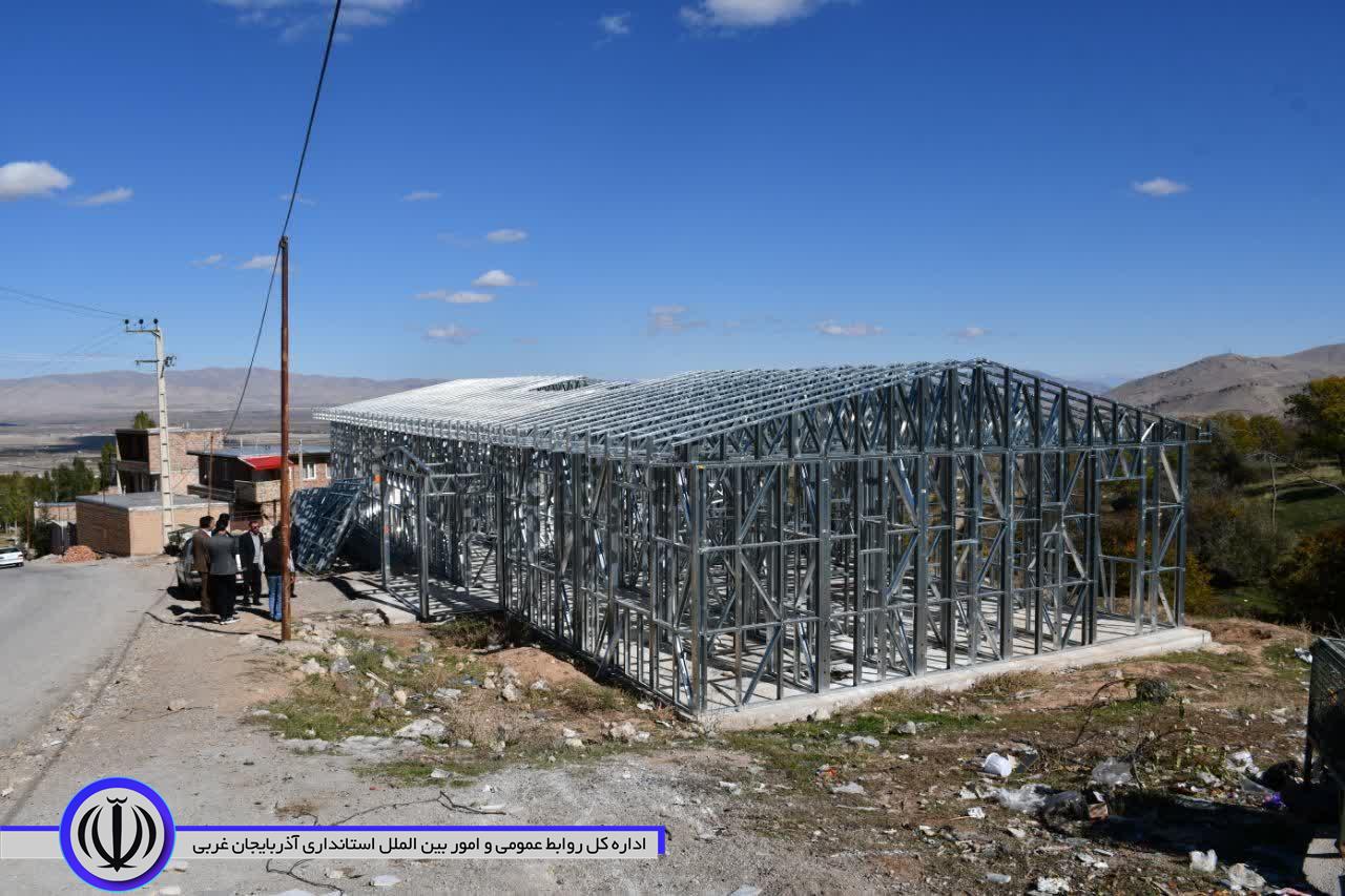 پروژه احداث مدرسه روستای کوسج به مراحل پایانی ساخت رسید