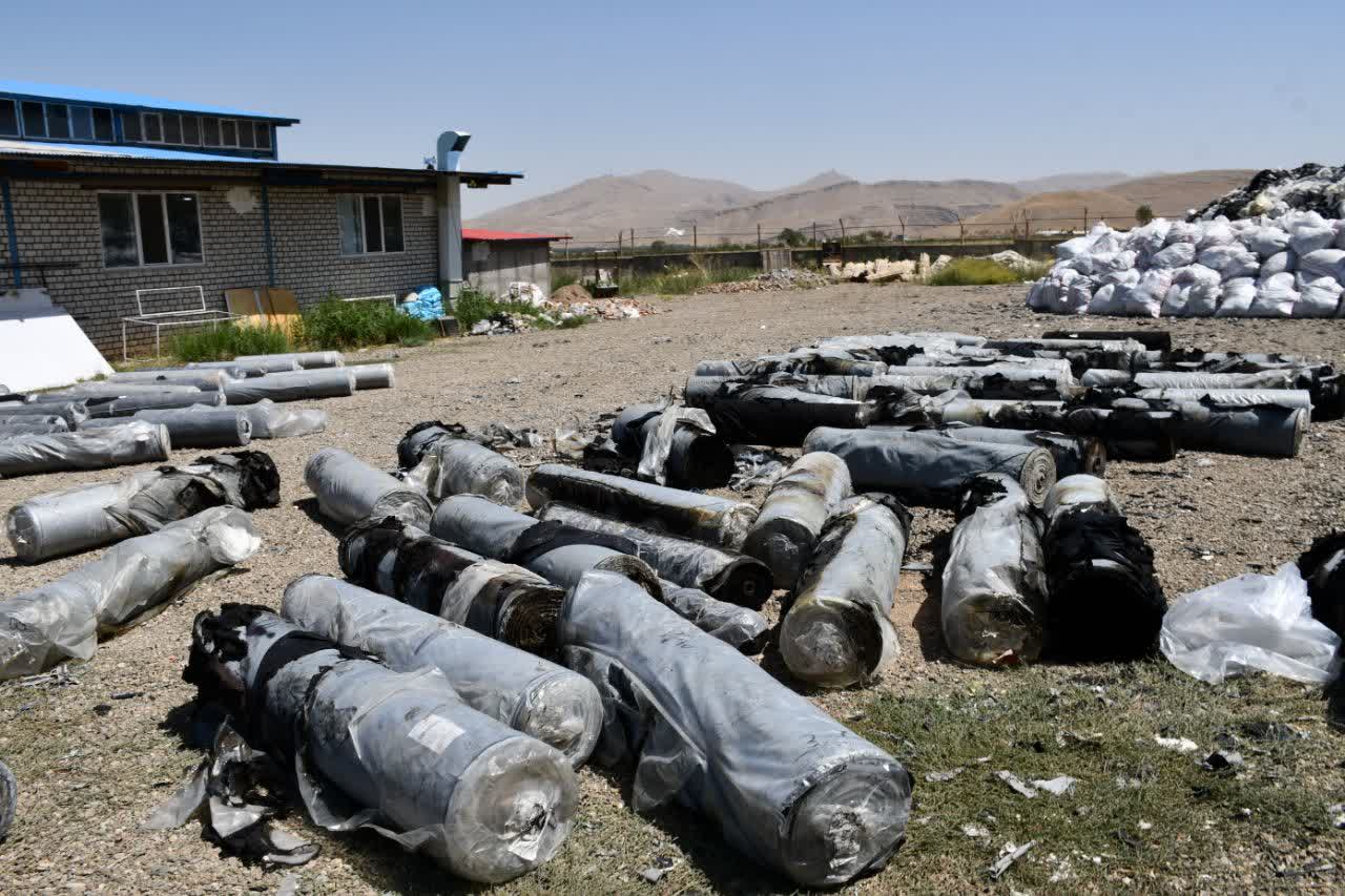 بازدید سرپرست فرمانداری ماکو از کارخانه پوشاک برسام پس از وقوع حریق در بخش انباری