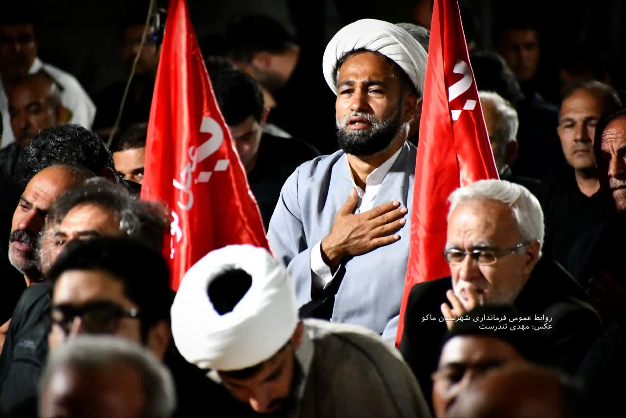 شام غریبان آقای شهید ایران، حضرت آیت‌الله العظمی امام خامنه‌ای در مصلای بزرگ ماکو برگزار شد