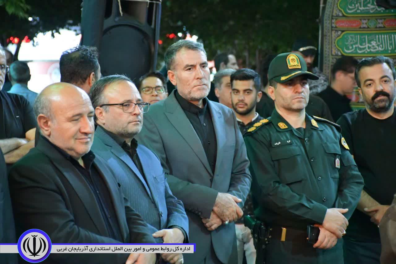 حضور مسئولان ارشد شهرستان ماکو در جمع عزاداران حسینی