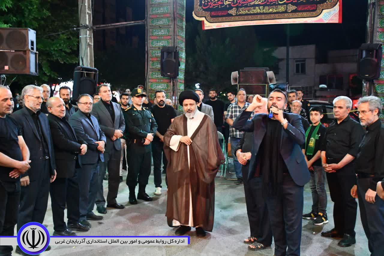 حضور مسئولان ارشد شهرستان ماکو در جمع عزاداران حسینی