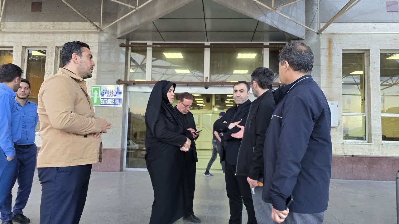 بازدید میدانی فرماندار ماکو از گمرک و پایانه مرزی بازرگان برای بررسی زیرساخت‌های استقبال از زائران اربعین