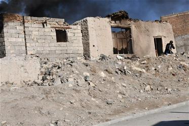 گزارش تصویری مانور زلزله روستای سنگر 4 دی 98