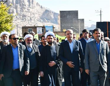 گزارش تصویری راهپیمایی 13 آبان 98 - ماکو و بازرگان