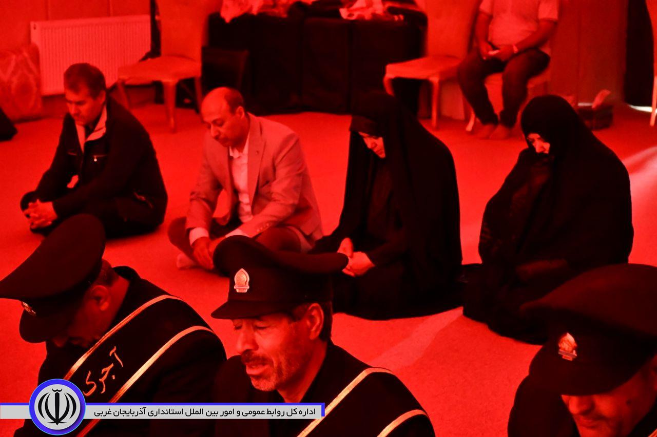 حضور خادمان مسجد مقدس جمکران و حاملان پرچمهای متبرک اعتاب مقدسه در ماکو