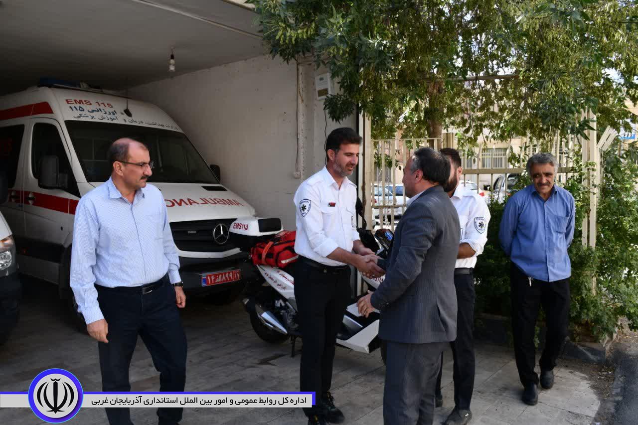 تجلیل از تلاشگران اورژانس ماکو در روز ملی اورژانس و فوریتهای پزشکی