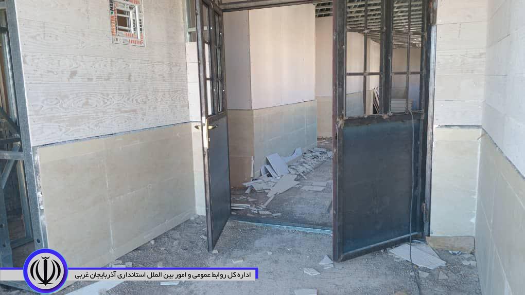 پروژه احداث مدرسه روستای کوسج به مراحل پایانی ساخت رسید