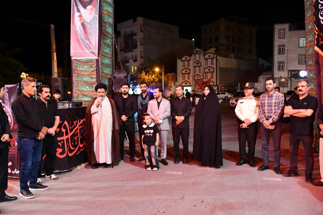 حضور فرماندار شهرستان ماکو در آیین عزاداری هیئات مذهبی