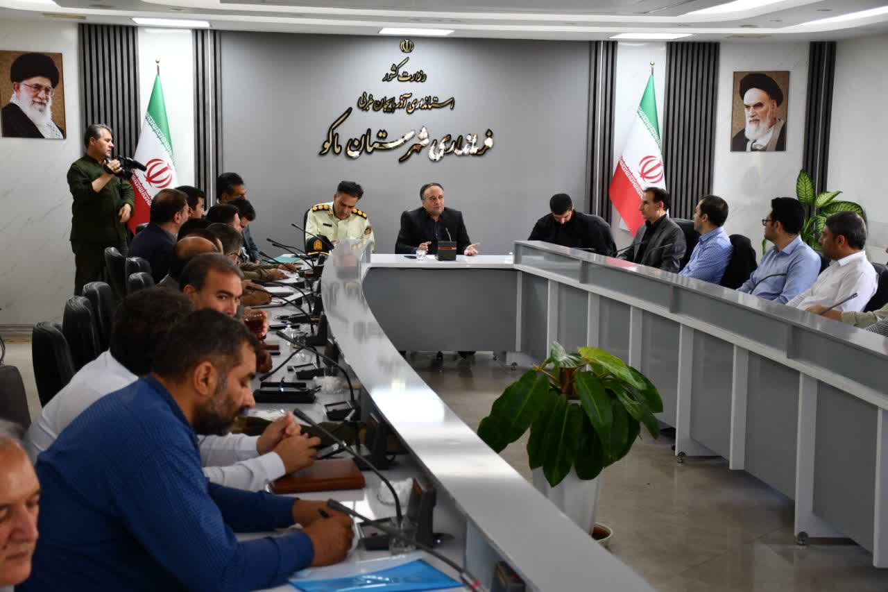 برگزاری جلسه ستاد مدیریت بحران و شورای پدافند غیرعامل شهرستان