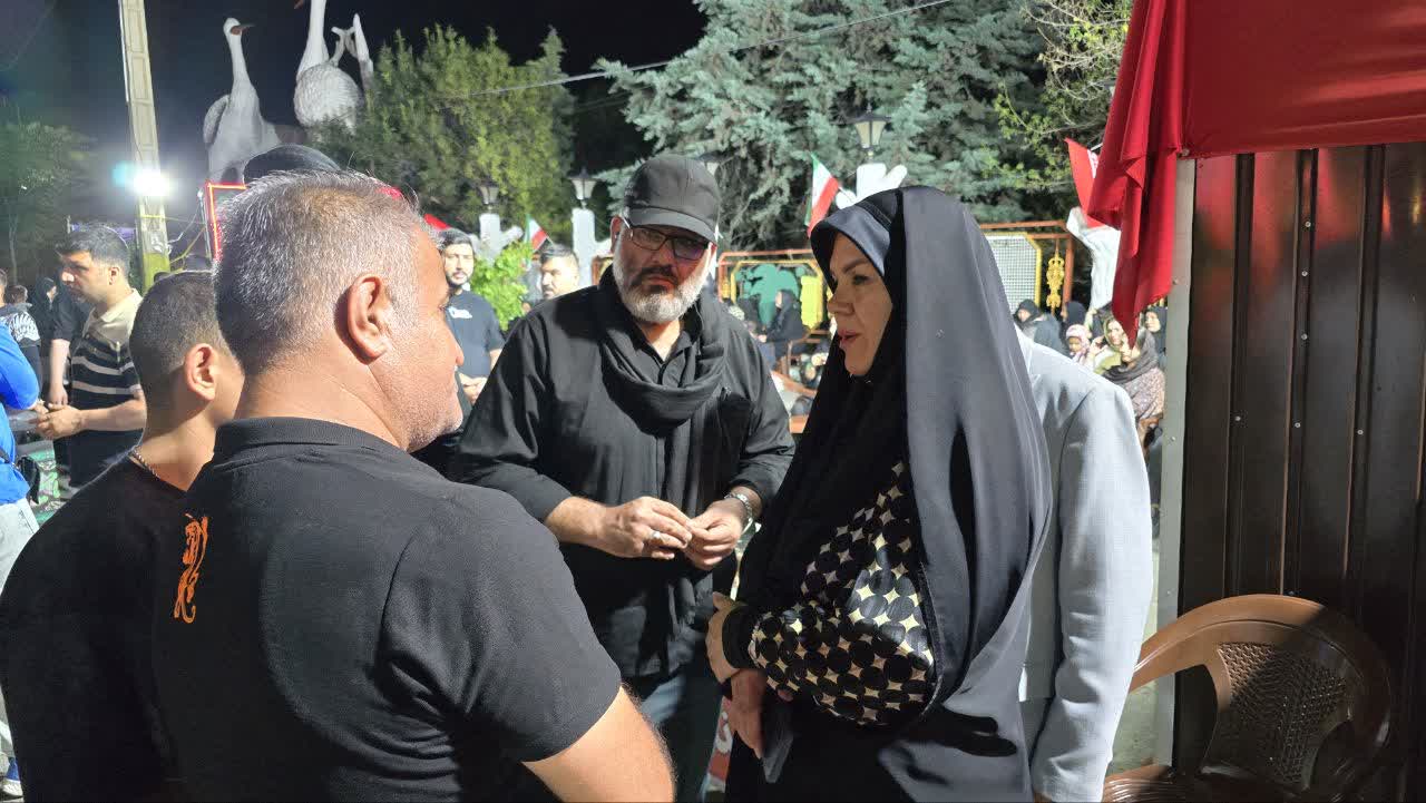 فرماندار شهرستان ماکو در جمع خادمان موکب مدافعان حرم در شام غریبان حضرت اباعبدالله الحسین (ع)