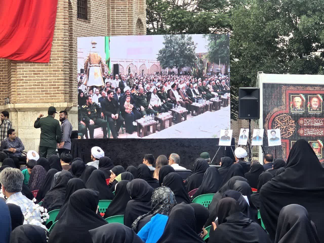 حضور سرپرست فرمانداری ماکو و اعضای شورای تامین و اداری شهرستان در اجلاسیه پاسداشت 27000 شهید حماسه نبرد چالدران 135 شهید شهرستان چالدران