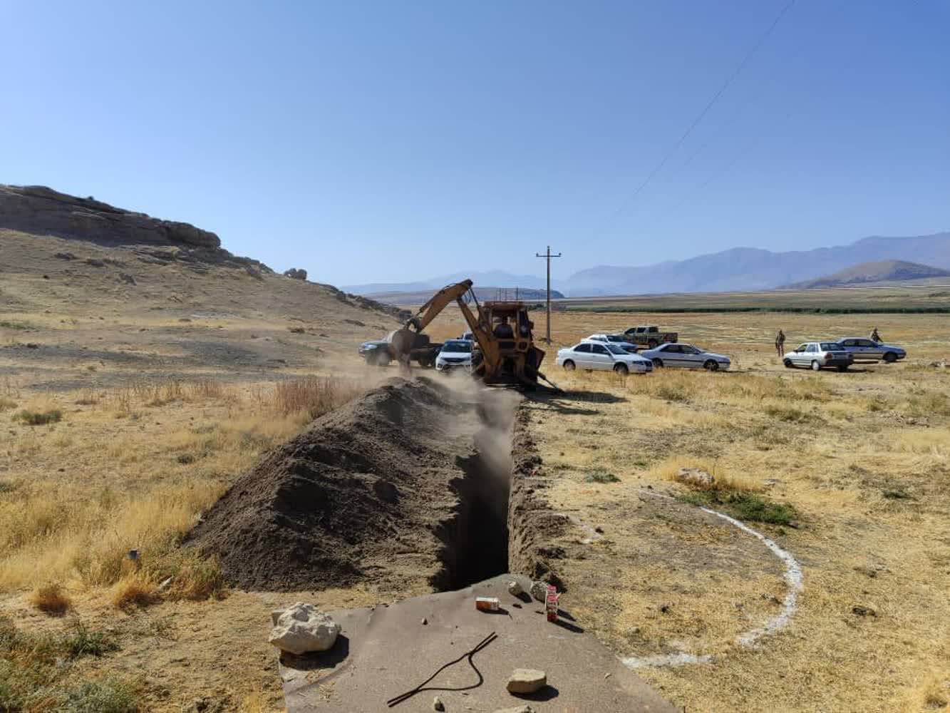 💢کلنگ زنی پروژه آبرسانی به 25 روستای بخش بازرگان از منبع آبی «یاریم قیه»