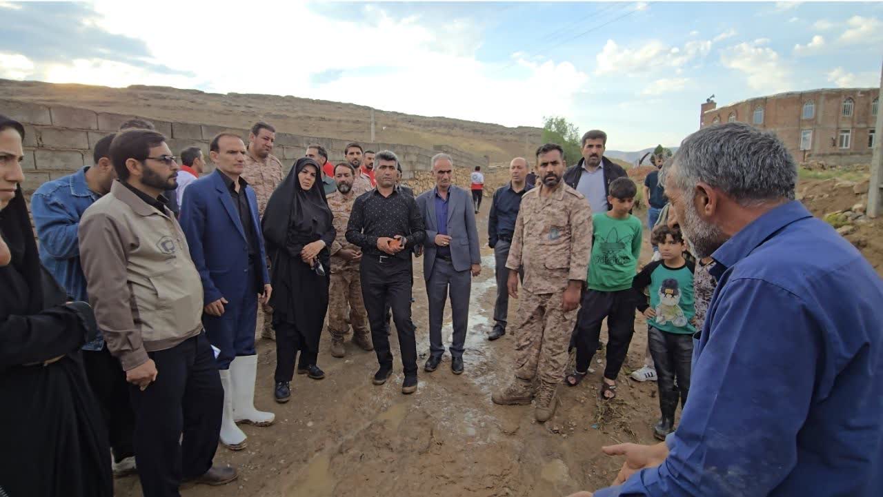 اعزام اعضای ستاد مدیریت بحران به مناطق سیلزده بخش بازرگان و آغاز بررسی خسارات