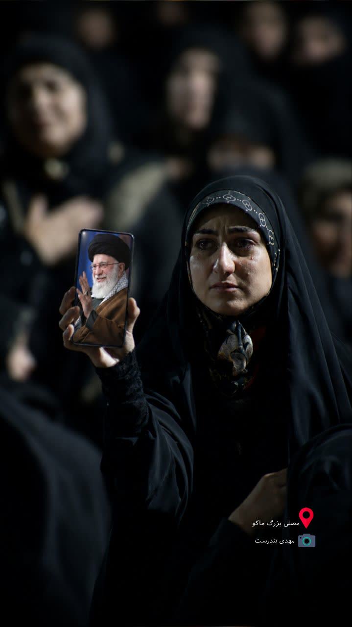 شام غریبان آقای شهید ایران، حضرت آیت‌الله العظمی امام خامنه‌ای در مصلای بزرگ ماکو برگزار شد