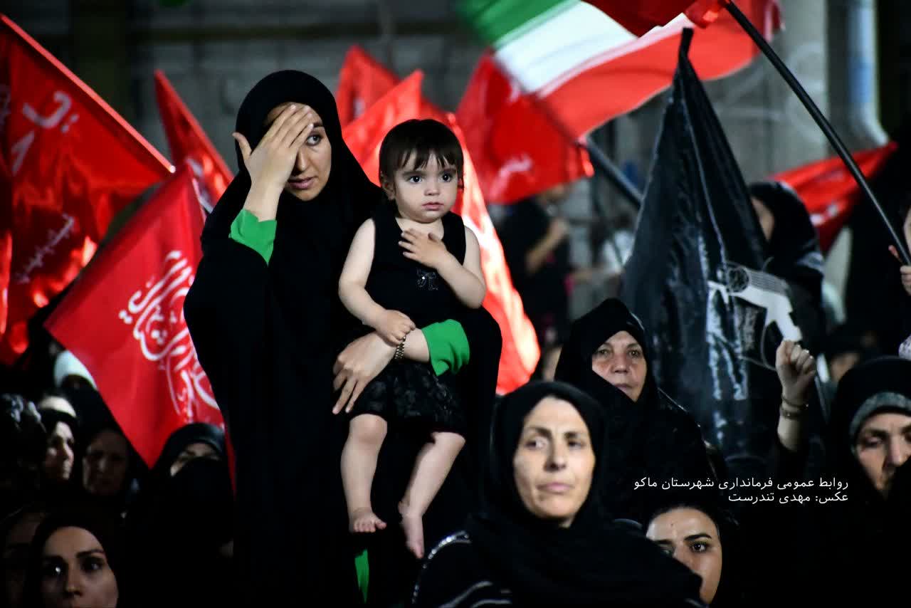 شام غریبان آقای شهید ایران، حضرت آیت‌الله العظمی امام خامنه‌ای در مصلای بزرگ ماکو برگزار شد