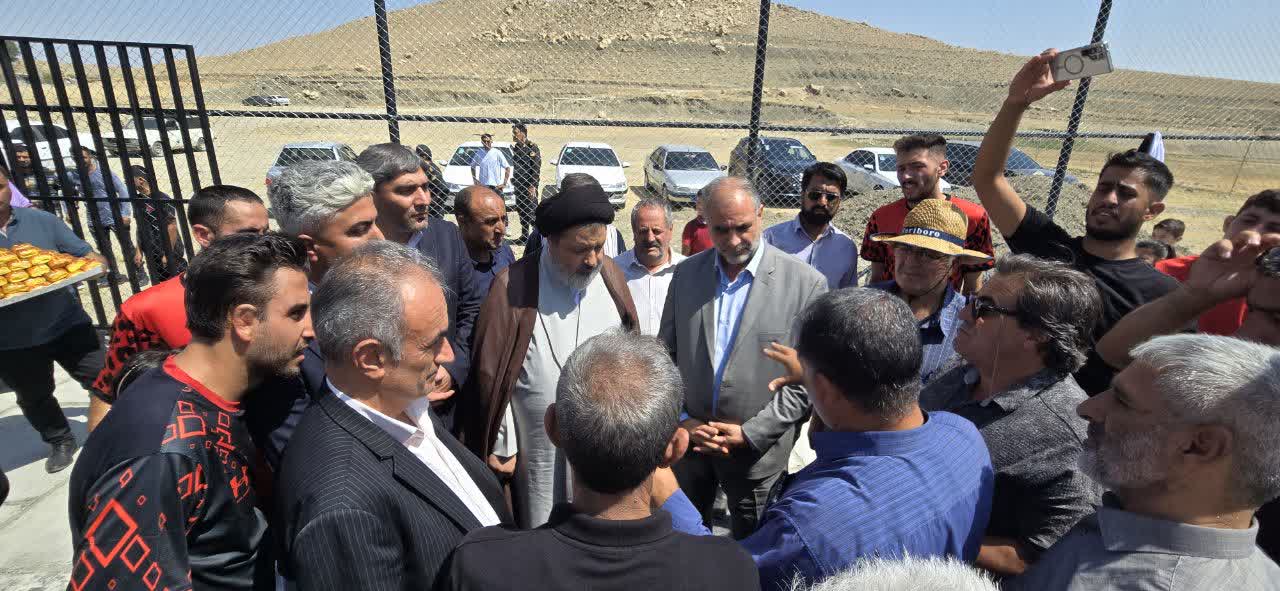 💢افتتاح زمین چمن مصنوعی روستای گجوت همزمان با هفته دولت