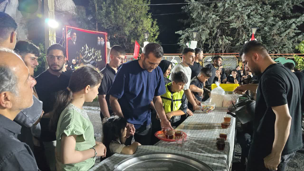 فرماندار شهرستان ماکو در جمع خادمان موکب مدافعان حرم در شام غریبان حضرت اباعبدالله الحسین (ع)