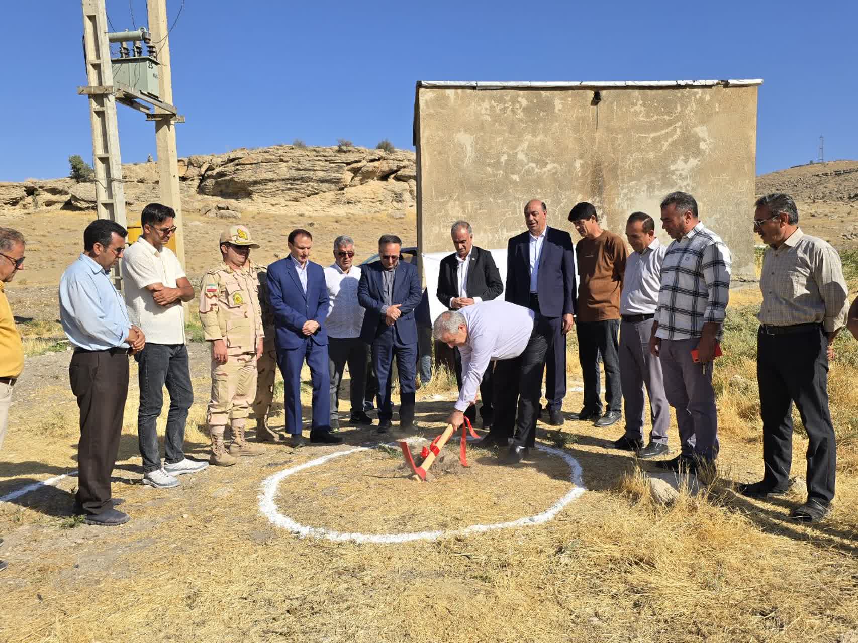 💢کلنگ زنی پروژه آبرسانی به 25 روستای بخش بازرگان از منبع آبی «یاریم قیه»
