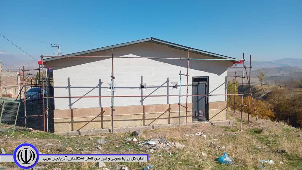 پروژه احداث مدرسه روستای کوسج به مراحل پایانی ساخت رسید