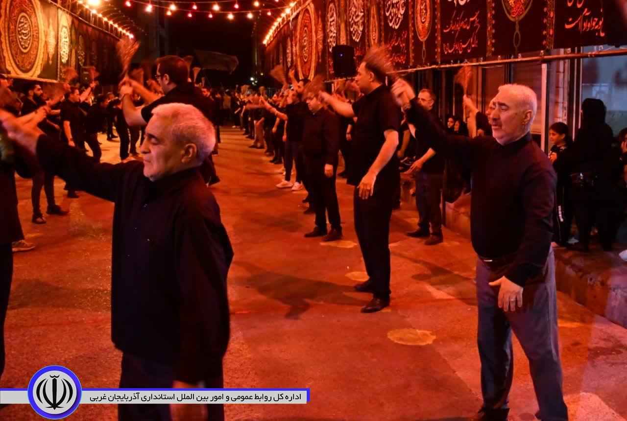 حضور مسئولان ارشد شهرستان ماکو در جمع عزاداران حسینی