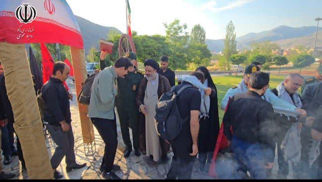 عزام کاروان 200 نفره عاشقان ولایت از ماکو به تهران برای حضور در آیین وداع و تشییع قائد امت