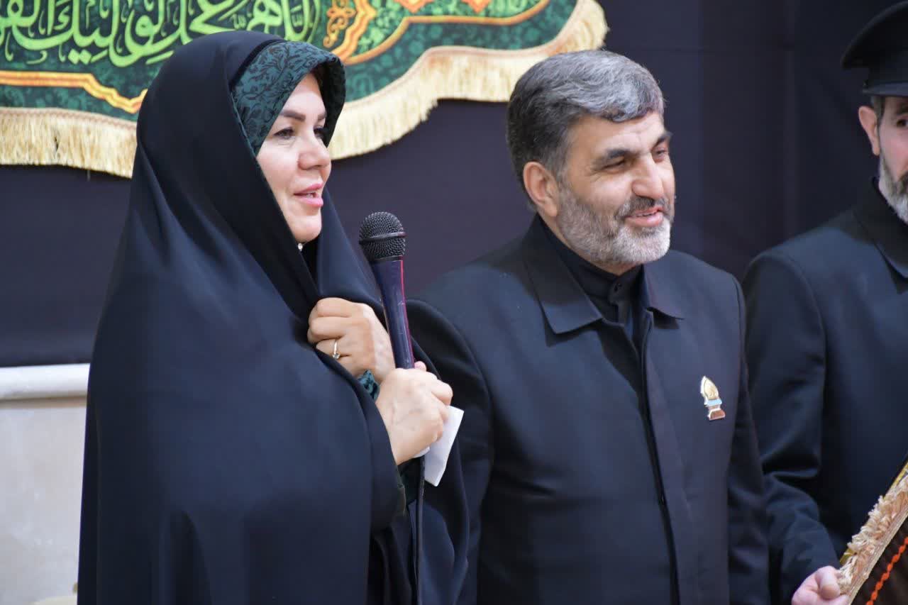 در آستانه پیشواز از ماه محرم؛ حضور خادمان مسجد مقدس جمکران و حاملان پرچمهای متبرک اعتاب مقدسه در ماکو
